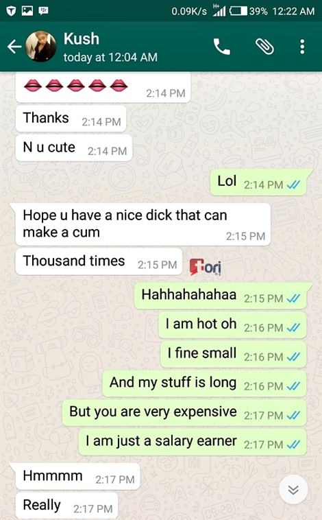 Online chat with girl on whatsapp